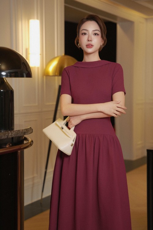 Sixdo Woven Flared Dress